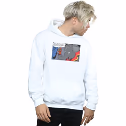 Disney - Sweat à capuche RICH AND FAMOUS - Homme (Blanc)