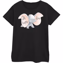 Disney - T-shirt HAPPY DAY - Femme (Noir)