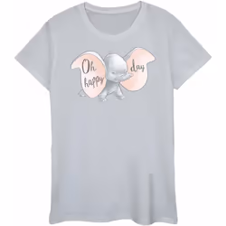 Disney - T-shirt HAPPY DAY - Femme (Gris chiné)