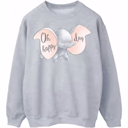 Disney - Sweat HAPPY DAY - Femme (Gris chiné)