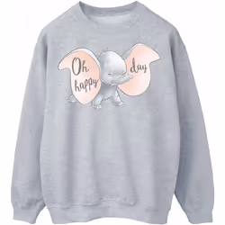 Disney - Sweat HAPPY DAY - Femme (Gris chiné)