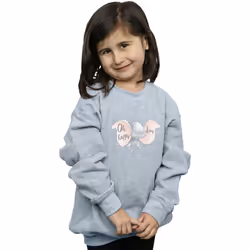 Disney - Sweat HAPPY DAY - Fille (Gris chiné)