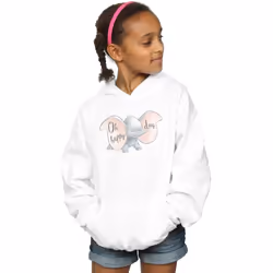 Disney - Sweat à capuche HAPPY DAY - Fille (Blanc)