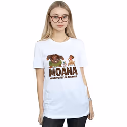 Disney - T-shirt ADVENTURES IN OCEANIA - Femme (Blanc)