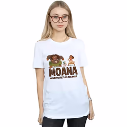 Disney - T-shirt ADVENTURES IN OCEANIA - Femme (Blanc)
