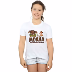 Disney - T-shirt ADVENTURES IN OCEANIA - Fille (Blanc)