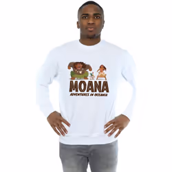 Disney - Sweat ADVENTURES IN OCEANIA - Homme (Blanc)