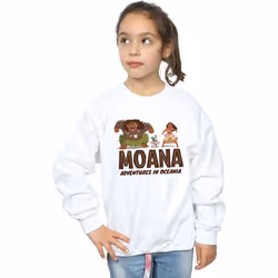 Disney - Sweat ADVENTURES IN OCEANIA - Fille (Blanc)