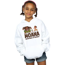 Disney - Sweat à capuche ADVENTURES IN OCEANIA - Fille (Blanc)