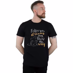 Disney - T-shirt FOLLOW YOUR DREAM - Homme (Noir)