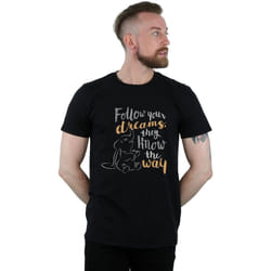 Disney - T-shirt FOLLOW YOUR DREAM - Homme (Noir)