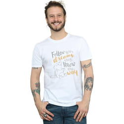 Disney - T-shirt FOLLOW YOUR DREAM - Homme (Blanc)