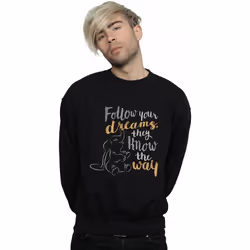 Disney - Sweat FOLLOW YOUR DREAM - Homme (Noir)