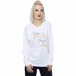 Disney - Sweat FOLLOW YOUR DREAM - Femme (Blanc)