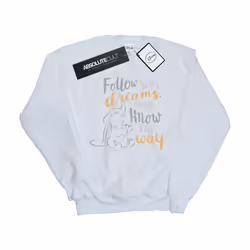 Disney - Sweat FOLLOW YOUR DREAM - Fille (Blanc)