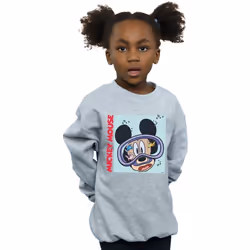 Disney - Sweat - Fille (Gris chiné)