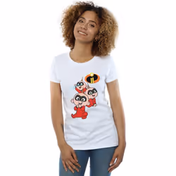 Disney - T-shirt THE INCREDIBLES - Femme (Blanc)
