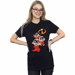 Disney - T-shirt THE INCREDIBLES - Femme (Noir)
