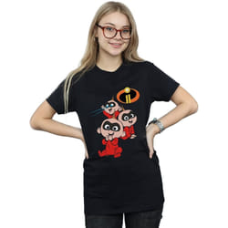 Disney - T-shirt THE INCREDIBLES - Femme (Noir)
