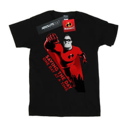 Disney - T-shirt THE INCREDIBLES SAVING THE DAY - Homme (Noir)