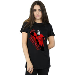 Disney - T-shirt THE INCREDIBLES SAVING THE DAY - Femme (Noir)