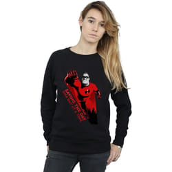 Disney - Sweat THE INCREDIBLES SAVING THE DAY - Femme (Noir)