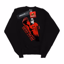 Disney - Sweat THE INCREDIBLES SAVING THE DAY - Garçon (Noir)