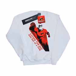 Disney - Sweat THE INCREDIBLES SAVING THE DAY - Garçon (Blanc)