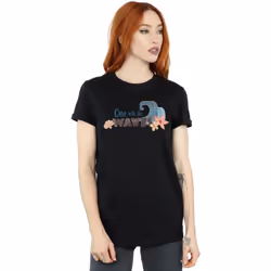 Disney - T-shirt ONE THE WAVES - Femme (Noir)