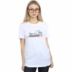 Disney - T-shirt ONE THE WAVES - Femme (Blanc)
