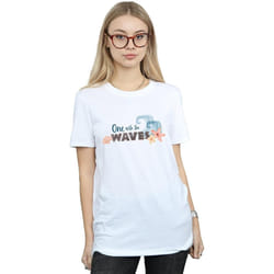 Disney - T-shirt ONE THE WAVES - Femme (Blanc)