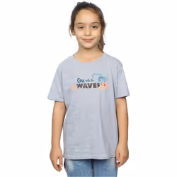 Disney - T-shirt ONE THE WAVES - Fille (Gris chiné)