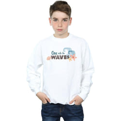 Disney - Sweat ONE THE WAVES - Garçon (Blanc)