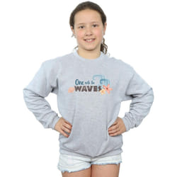 Disney - Sweat ONE THE WAVES - Fille (Gris chiné)
