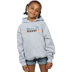 Disney - Sweat à capuche ONE THE WAVES - Fille (Gris chiné)