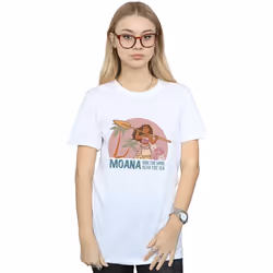 Disney - T-shirt READ THE SEA - Femme (Blanc)