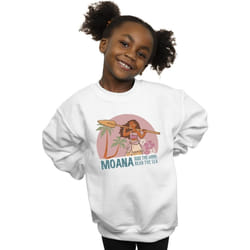 Disney - Sweat READ THE SEA - Fille (Blanc)