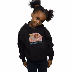 Disney - Sweat à capuche READ THE SEA - Fille (Noir)