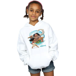 Disney - Sweat à capuche - Fille (Blanc)