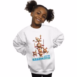 Disney - Sweat FEAR THE KAKAMORA - Fille (Blanc)