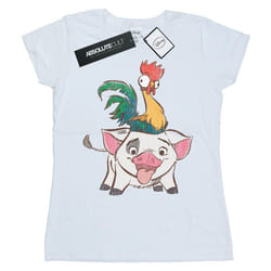 Disney - T-shirt - Femme (Blanc)
