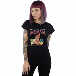 Disney - T-shirt BORN IN THE OCEAN - Femme (Noir)