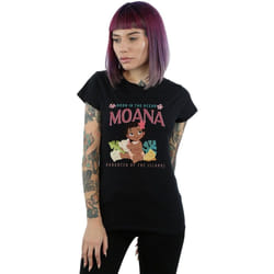 Disney - T-shirt BORN IN THE OCEAN - Femme (Noir)