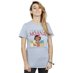 Disney - T-shirt BORN IN THE OCEAN - Femme (Gris chiné)