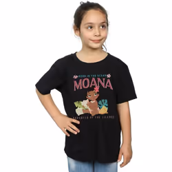 Disney - T-shirt BORN IN THE OCEAN - Fille (Noir)