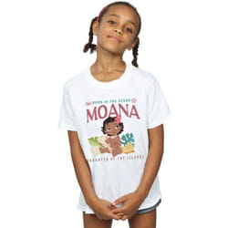 Disney - T-shirt BORN IN THE OCEAN - Fille (Blanc)