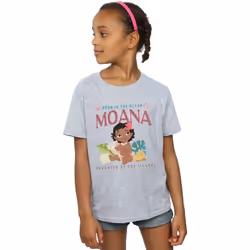 Disney - T-shirt BORN IN THE OCEAN - Fille (Gris chiné)