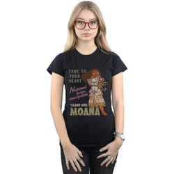 Disney - T-shirt NATURAL BORN NAVIGATOR - Femme (Noir)