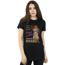 Disney - T-shirt NATURAL BORN NAVIGATOR - Femme (Noir)