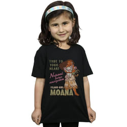Disney - T-shirt NATURAL BORN NAVIGATOR - Fille (Noir)